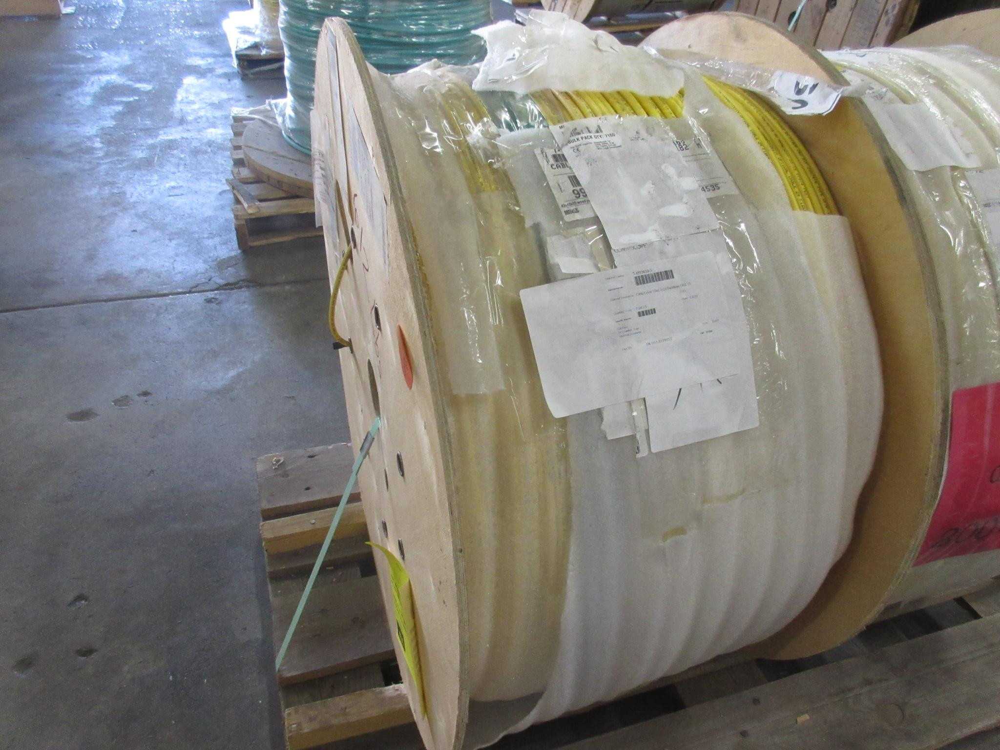 TE RR063283/03/15 FIBER OPTICAL CABLE 24 F OFNP OS2 BIF 7000 FT T108443 - FIBER OPTIC CABLE