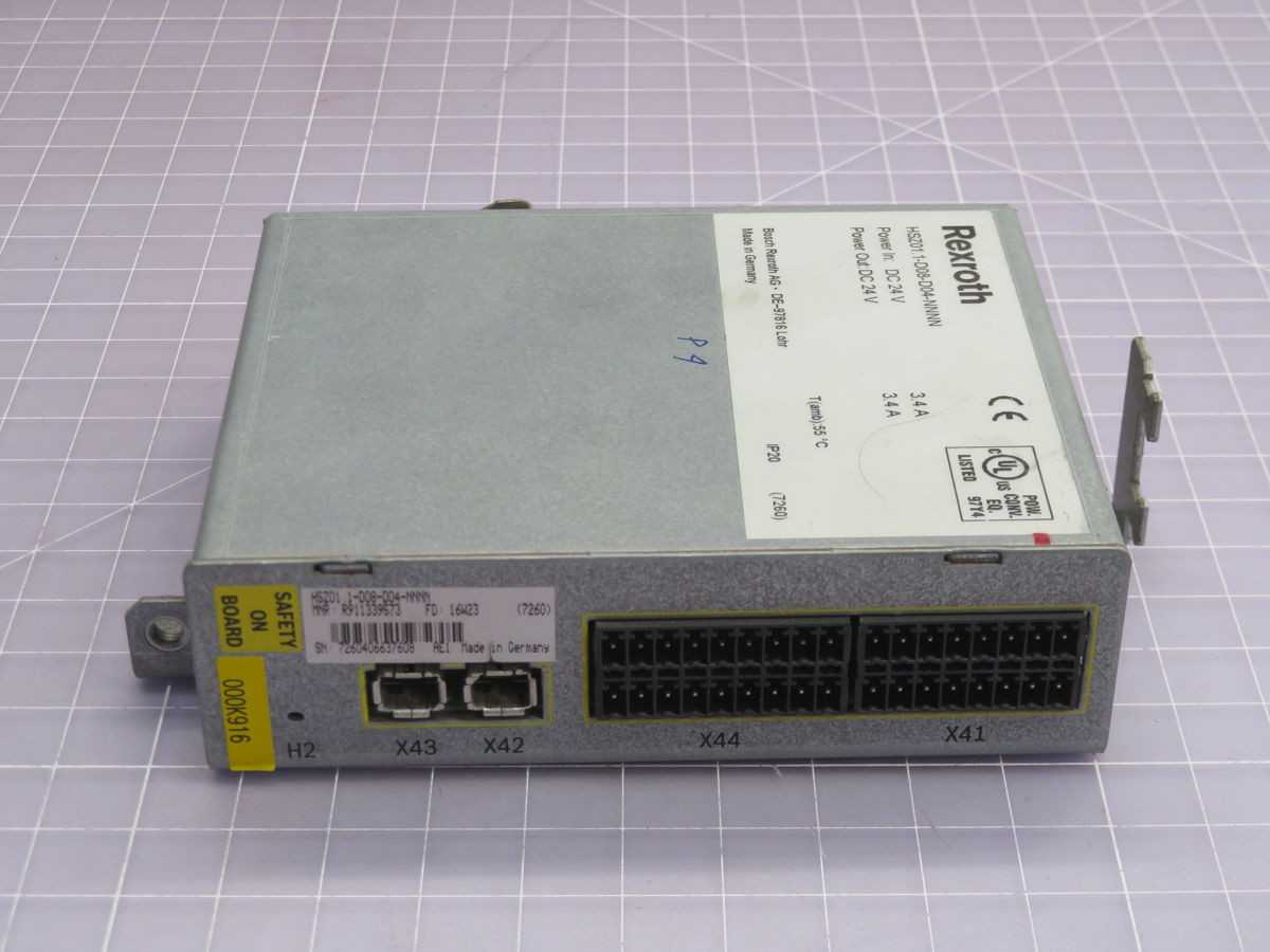 Rexroth HSZ01.1-D08-D04-NNNN Drive T250655 - PLC MODULES