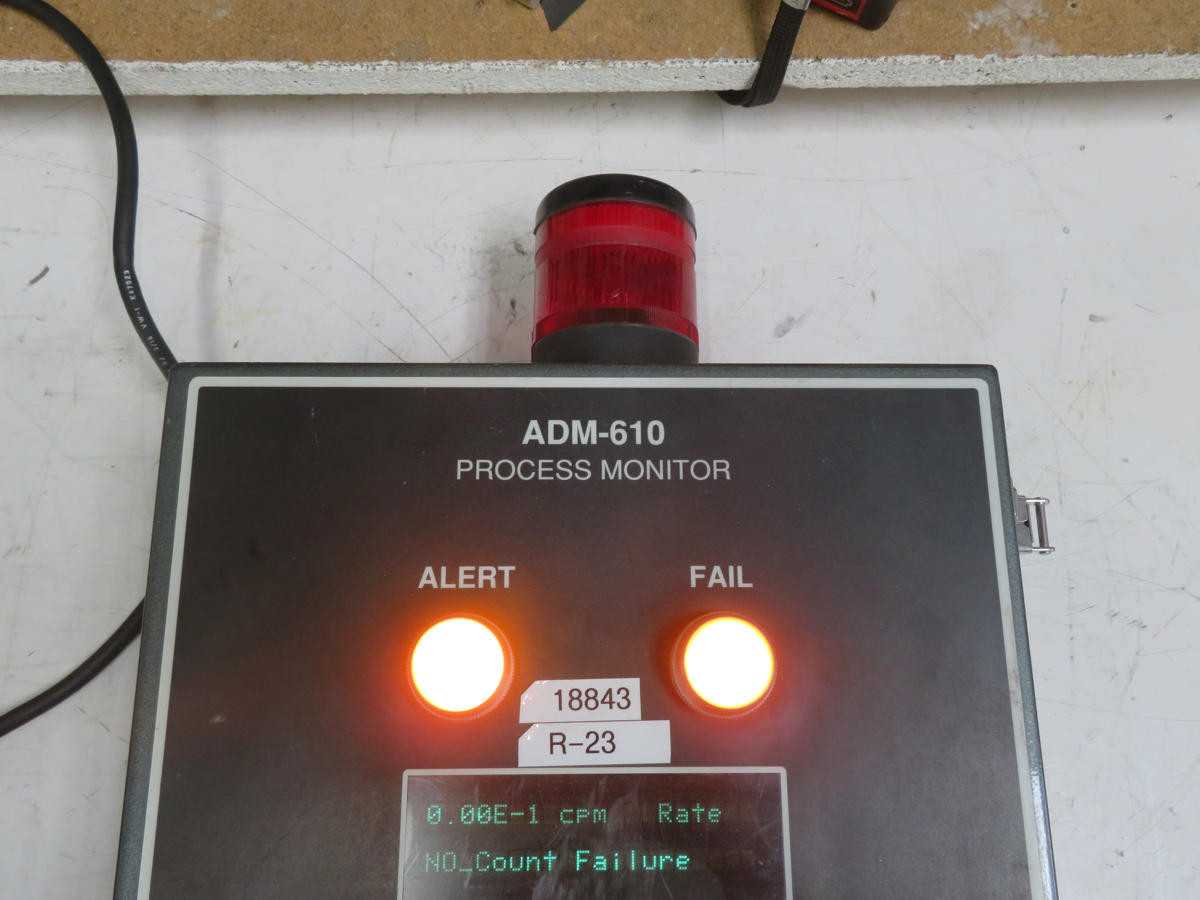 NRC ADM-610 PROCESS MONITOR T216455 - OPERATOR CONTROLS