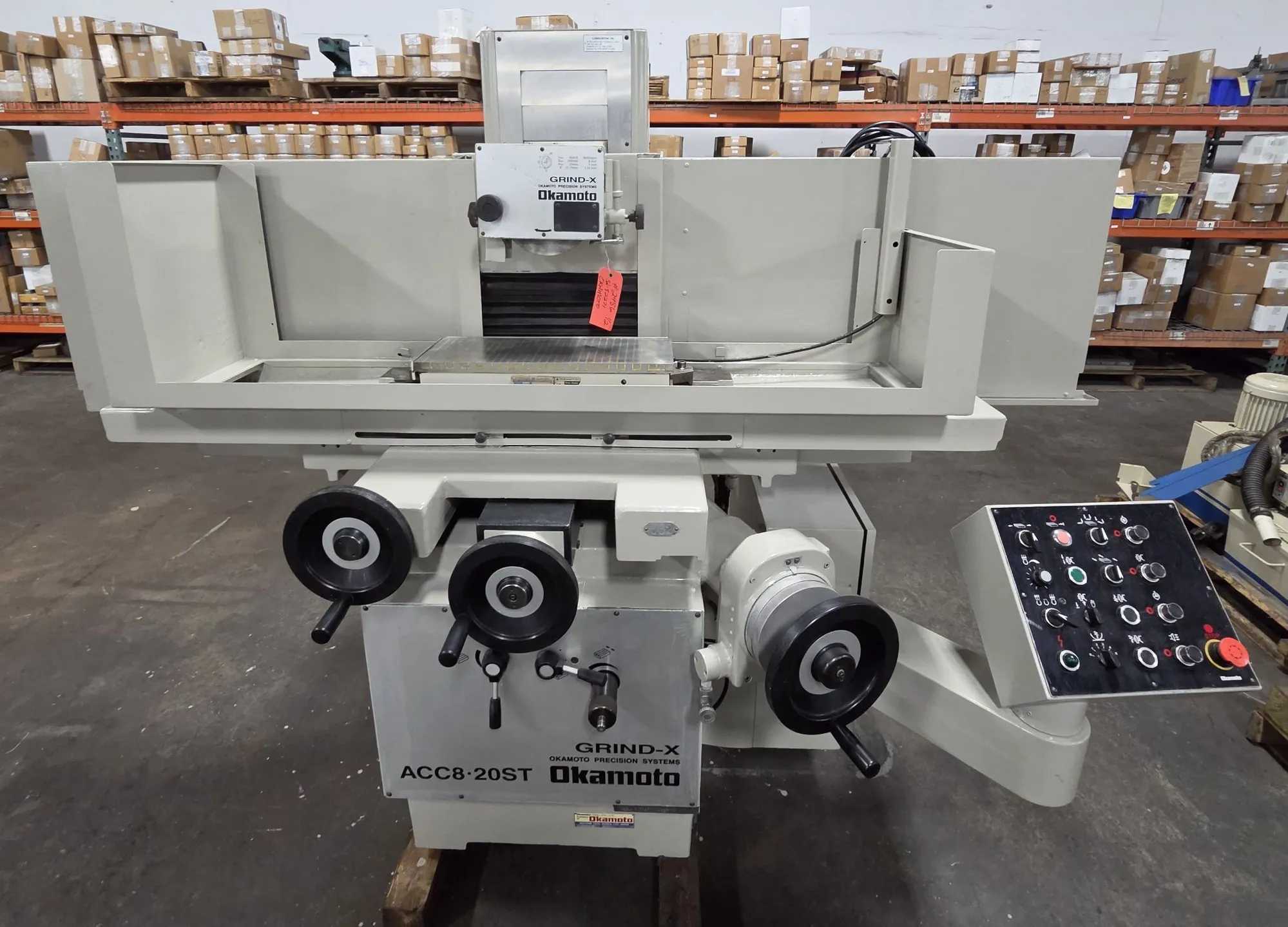 2006 8" X 20" Okamoto Grind-X ACC 8-20ST Automatic Hydraulic Surface Grinder - SURFACE GRINDERS