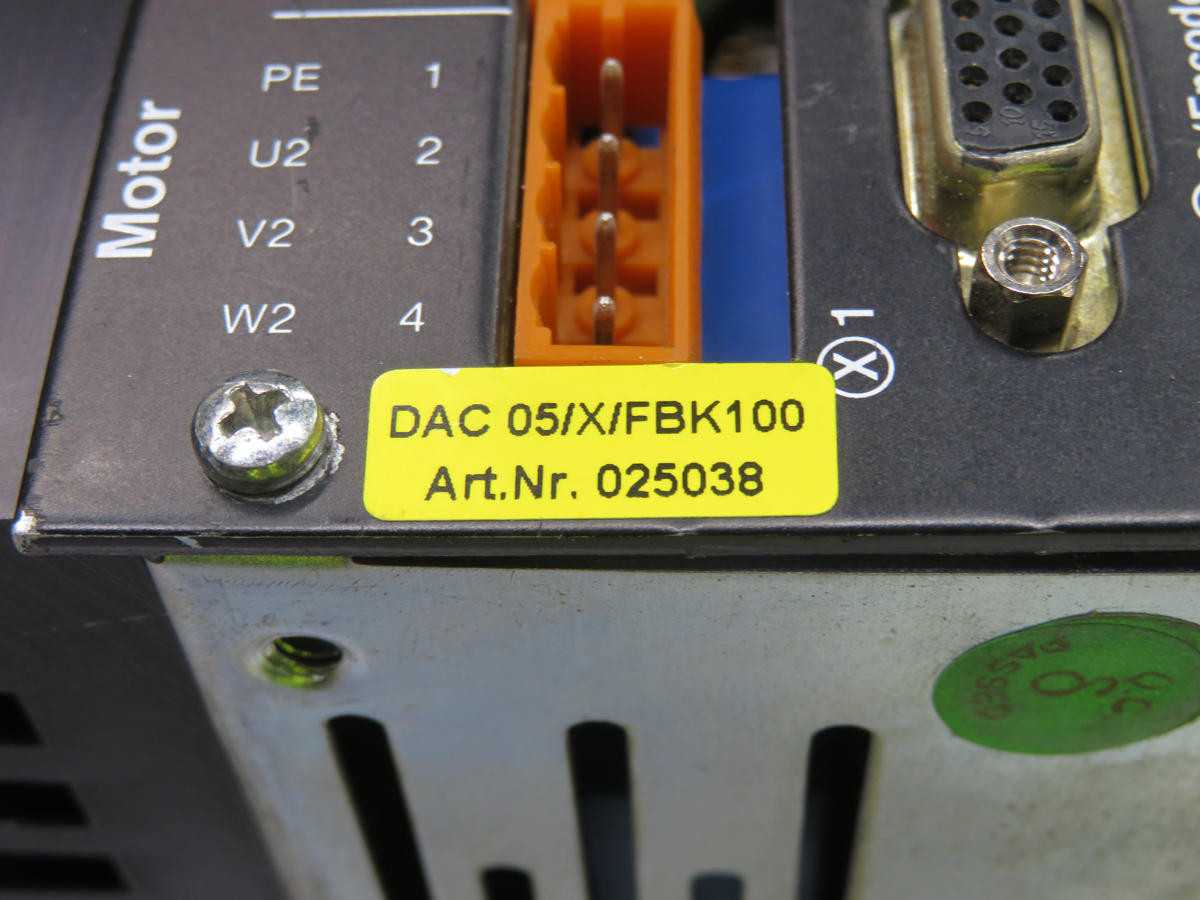 DELTADRIVE DAC08 AC SERVO DRIVE T232335 - AC VFD DRIVES
