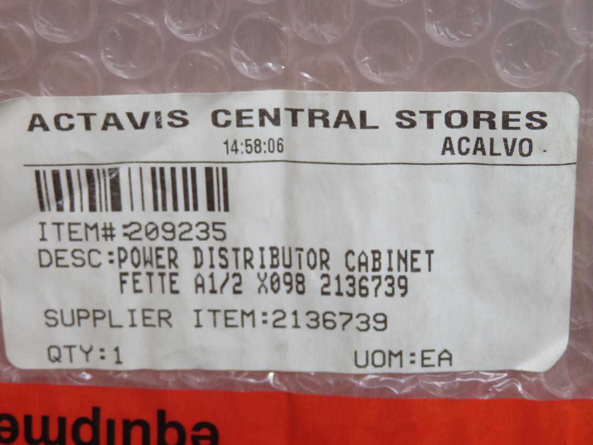 FETTE 2136739/4 POWER DISTRIBUTOR CABINET PCB CURCUIT BOARD
T239064 - PCB CIRCUIT BOARDS