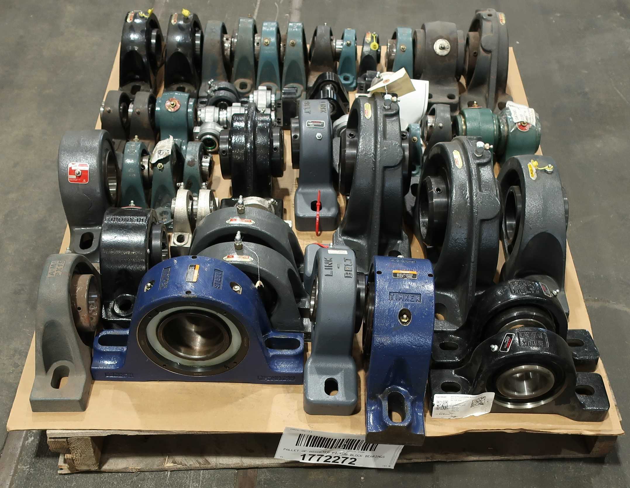 SKU 1772272 - PALLET OF ASSORTED PILLOW BLOCK BEARINGS - PILLOW BLOCK BEARING