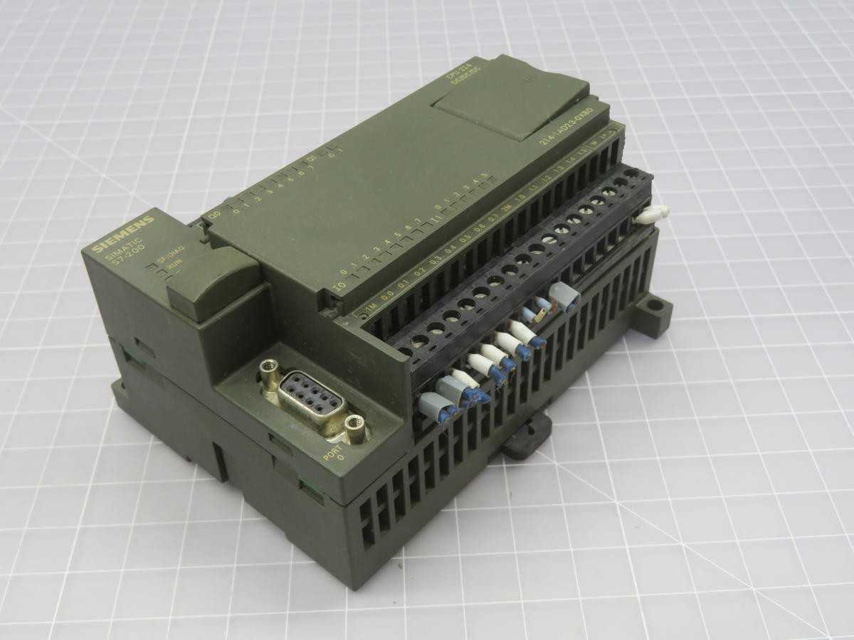 SIEMENS 6ES7214-1AD23-0XB0 CPU MODULE T218532 - PLC MODULES