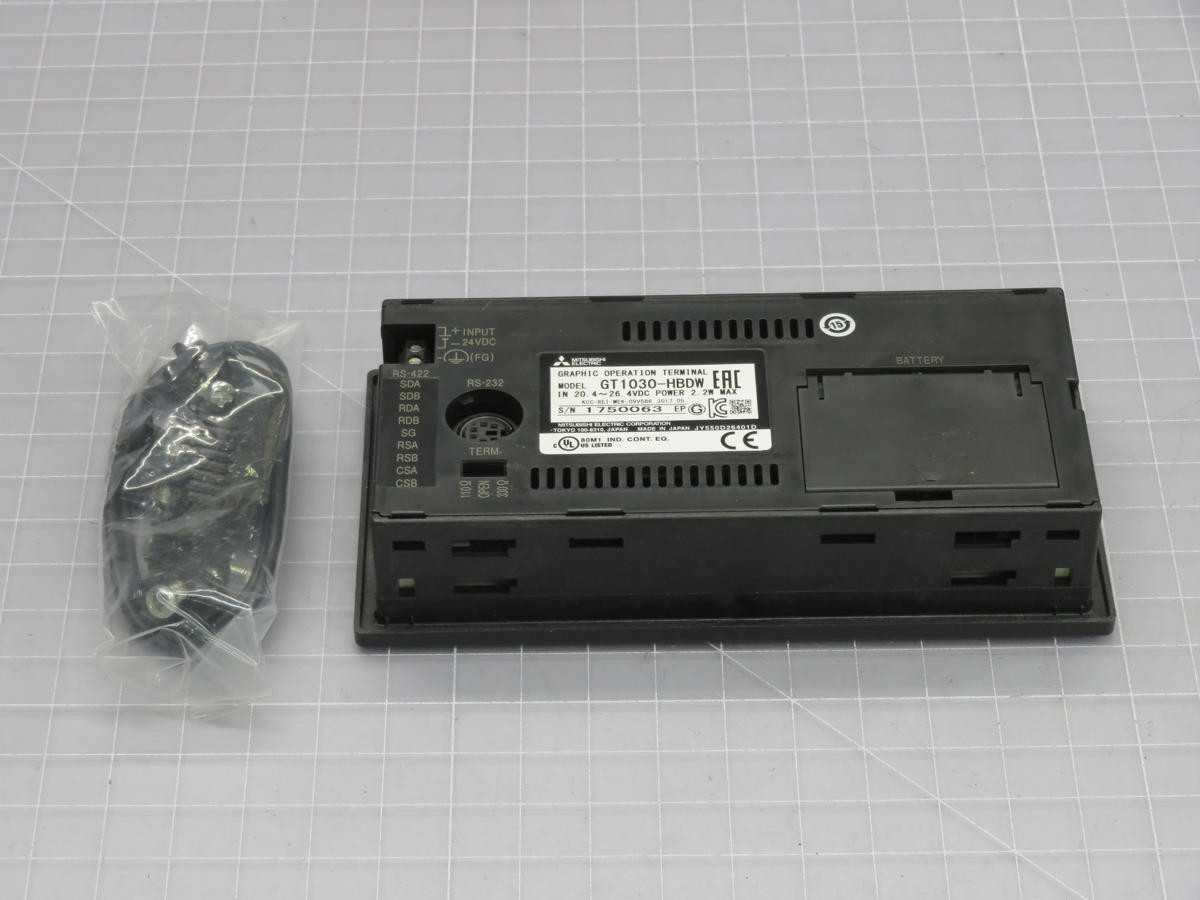 MITSUBISHI GT1030-HBDW OPERATOR INTERFACE DISPLAY UNIT T230071 - OPERATOR INTERFACE PANELS
