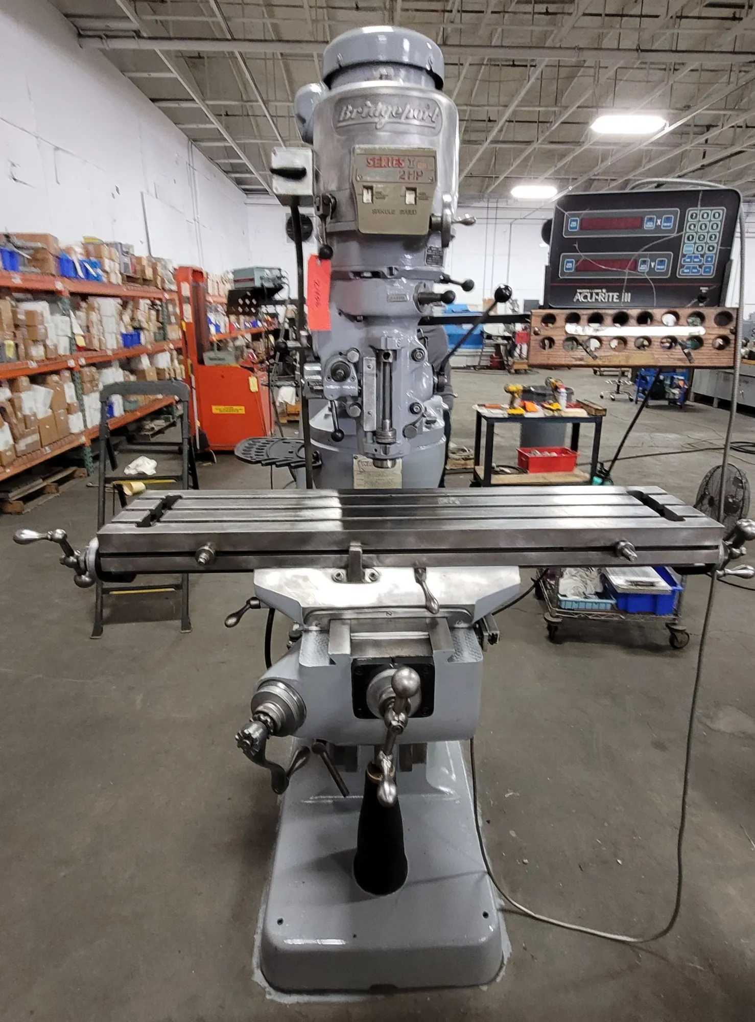 BRIDGEPORT SERIES 1 MILLING MACHINE, 9"X42", 2HP, R8, 4200 RPM - HEAVY DUTY PRECISION - VERTICAL MILLING MACHINES