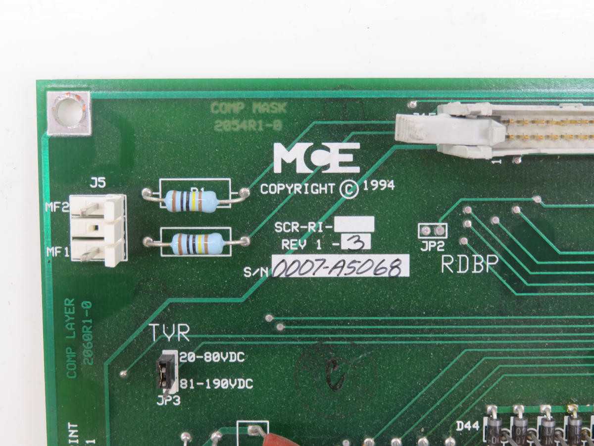 MCE SCR-RI CIRCUIT BOARD T239646 - PCB CIRCUIT BOARDS