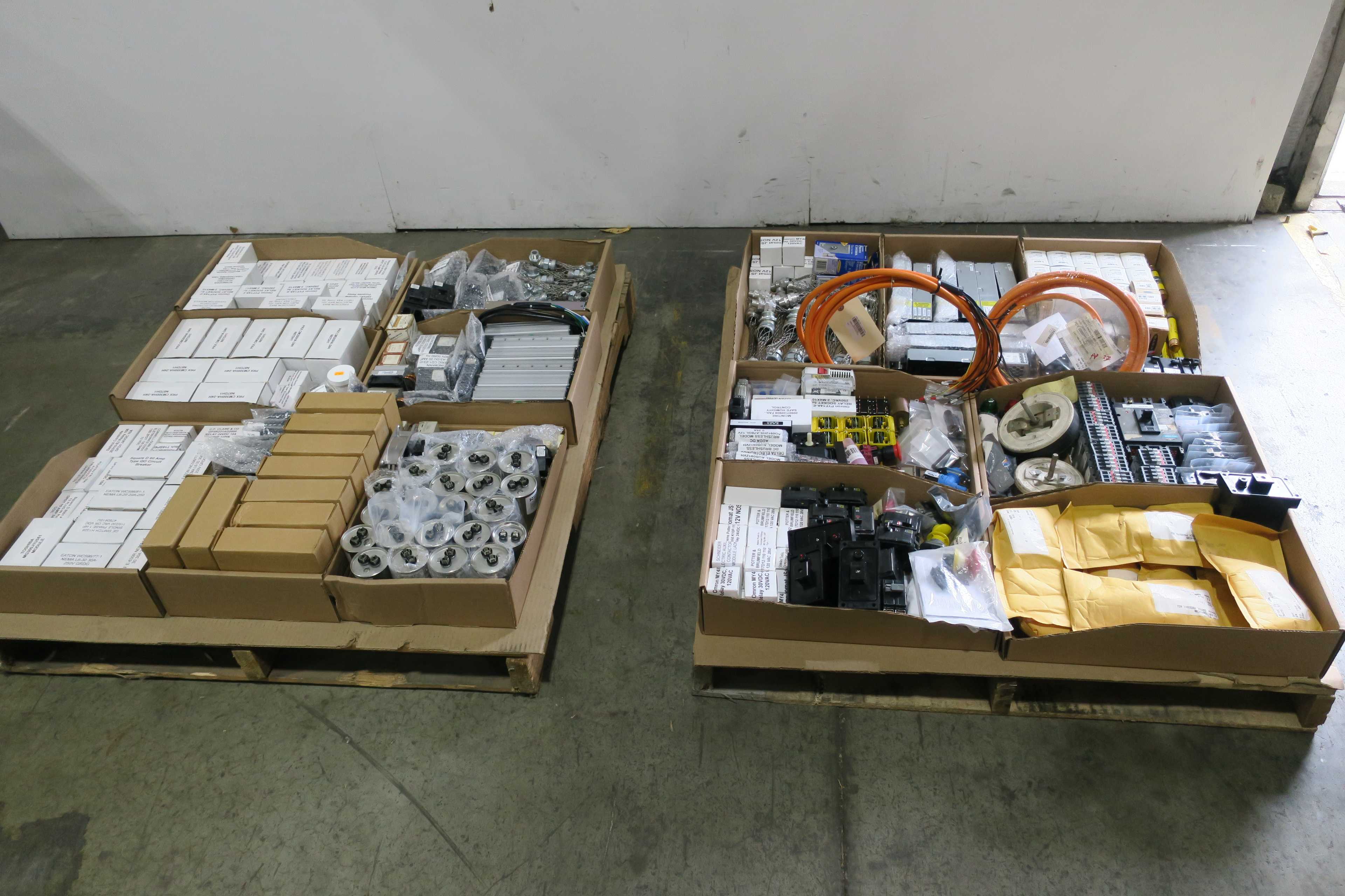 SKU 1784254 - 2 PALLETS OF ASSORTED ELECTRICAL COMPONENTS - ELECTRICAL COMPONENTS