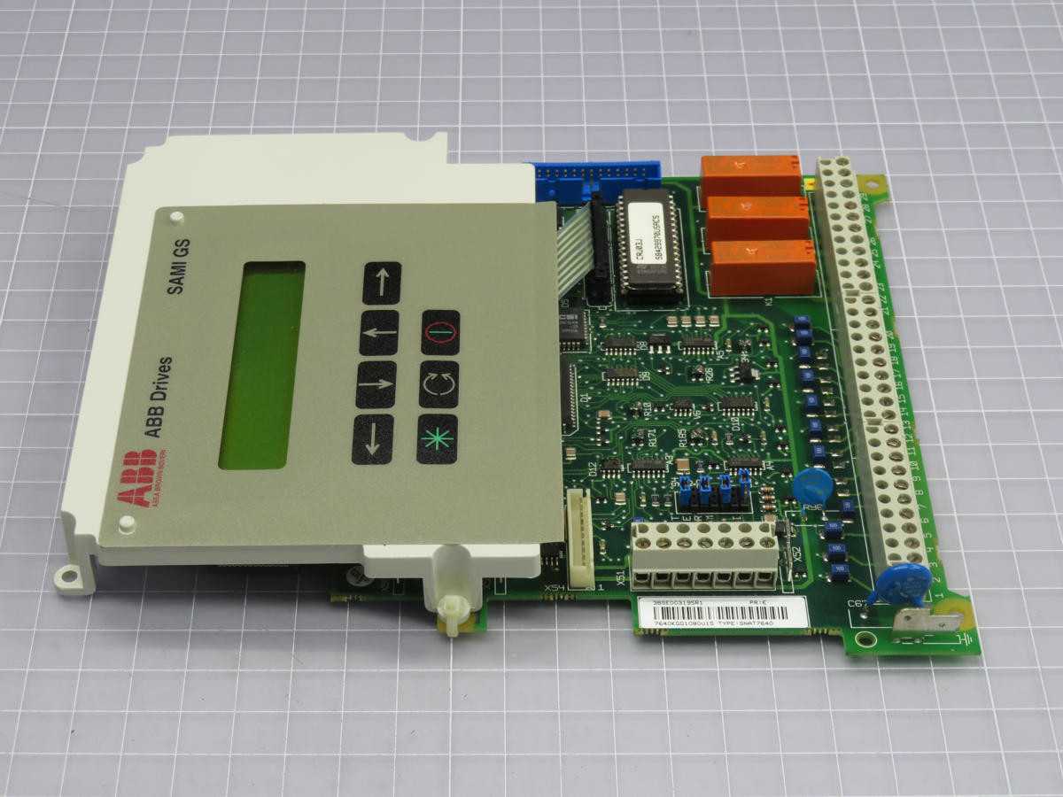 ALLEN BRADLEY 3AUA489002A6 KEYPAD/CONTROL INTERFACE BOARD DISPLAY T223294 - OPERATOR INTERFACE PANELS