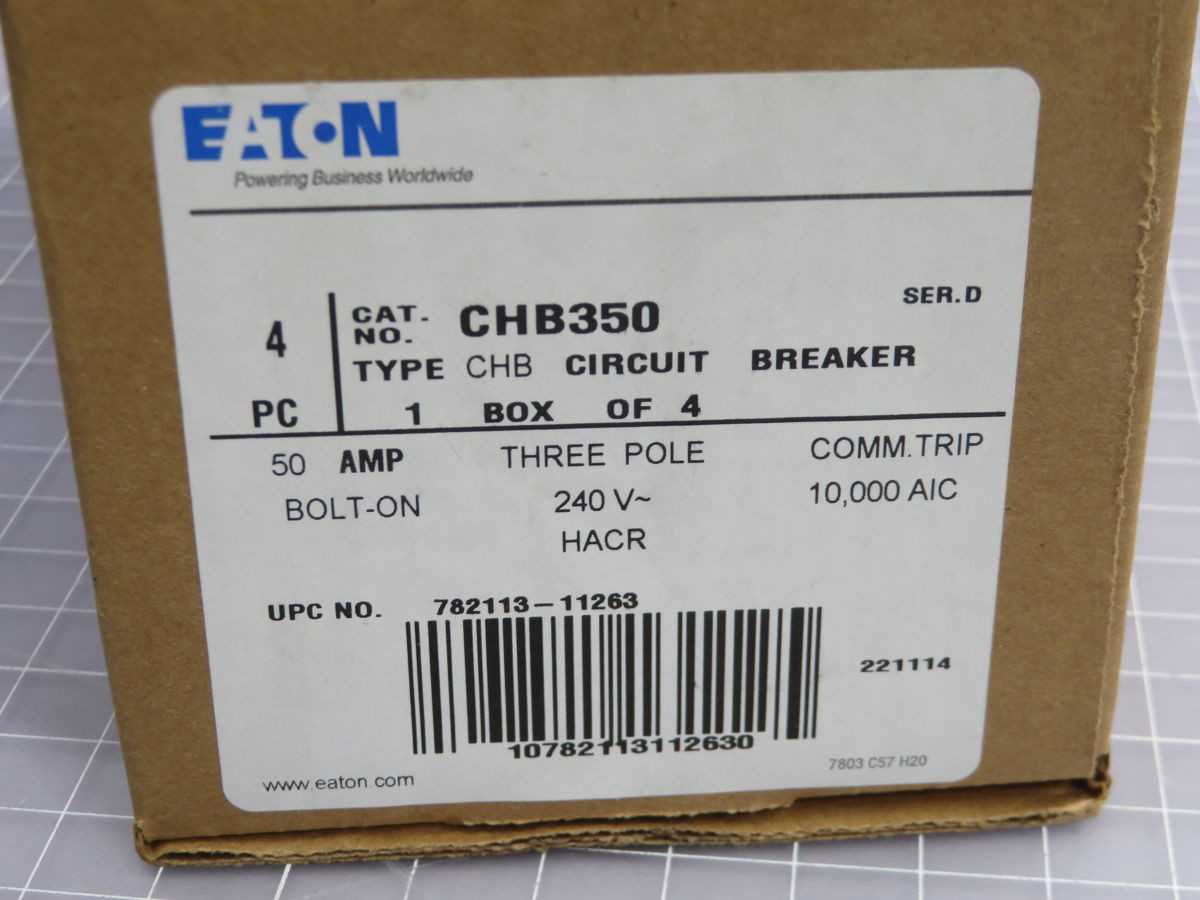 EATON CHB350 CIRCUIT BREAKER T246035 - CIRCUIT BREAKERS
