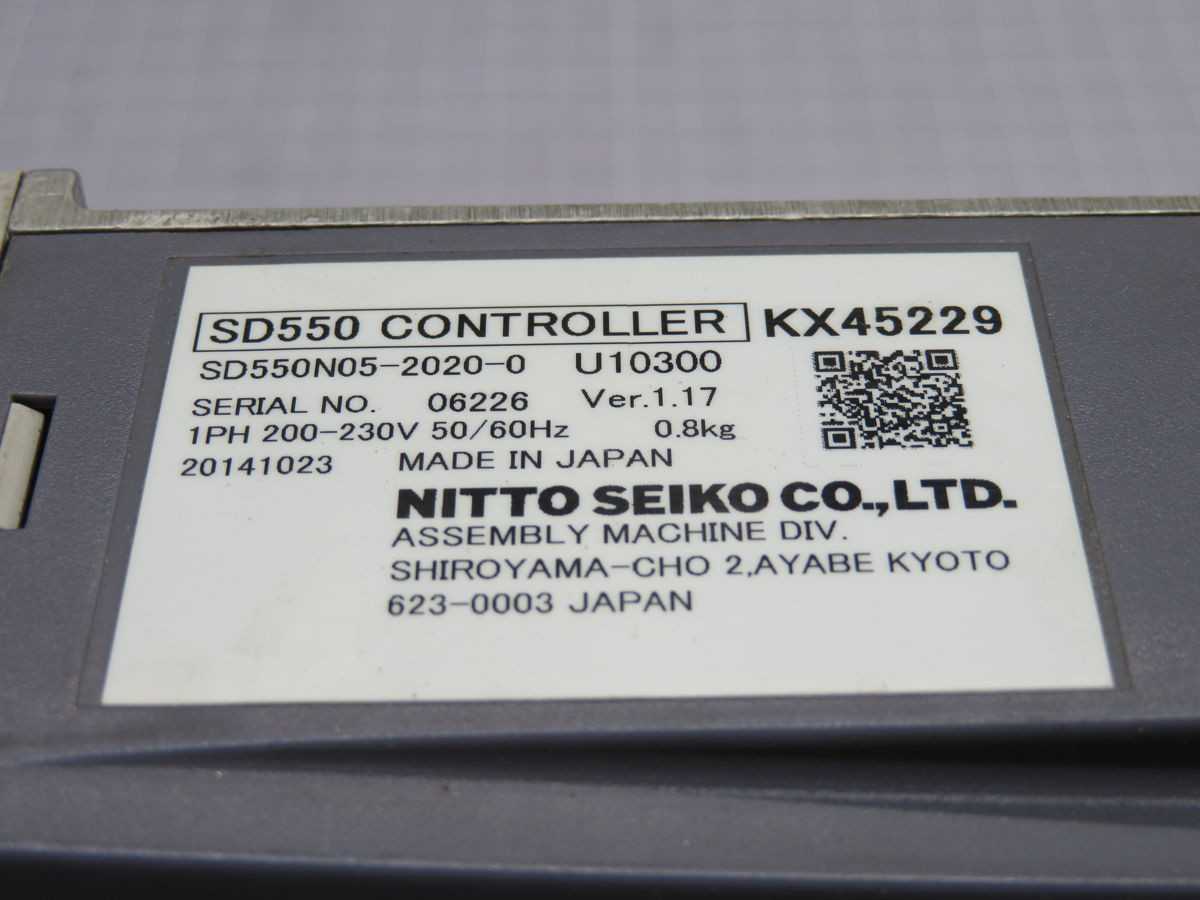 NITTO SEIKO SD550N05-2020-0 DRIVER CONTROLLER T257470 - MOTOR DRIVES
