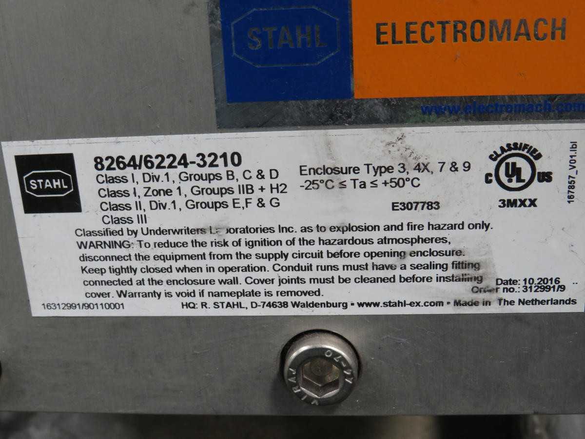 AUMUND Electromach Terminal Box CPL Enclosure Type 3 4X 7 & 9 T194538 - ELECTRICAL ENCLOSURES