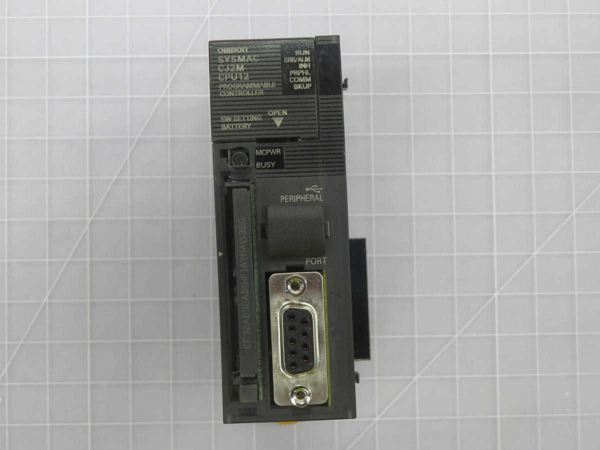 OMRON CJ2M-CPU12 PROGRAMMABLE LOGIC CONTROLLER CPU UNIT T225025 - PLC MODULES