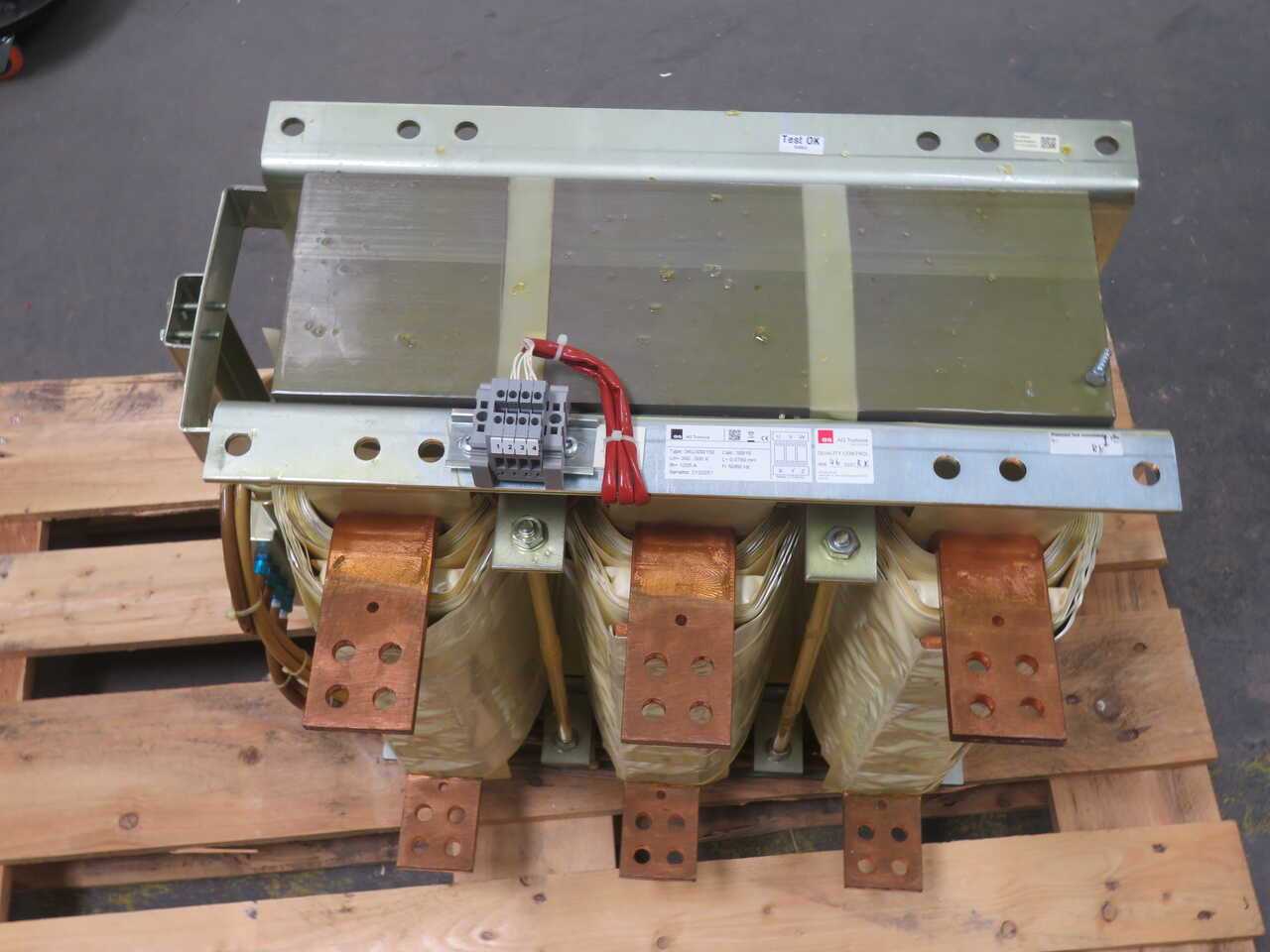 AQ TRAFOTEK 3KU300/150 3-PHASE AC LINE REACTOR/CHOKE TRANSFORMER - POWER TRANSFORMERS