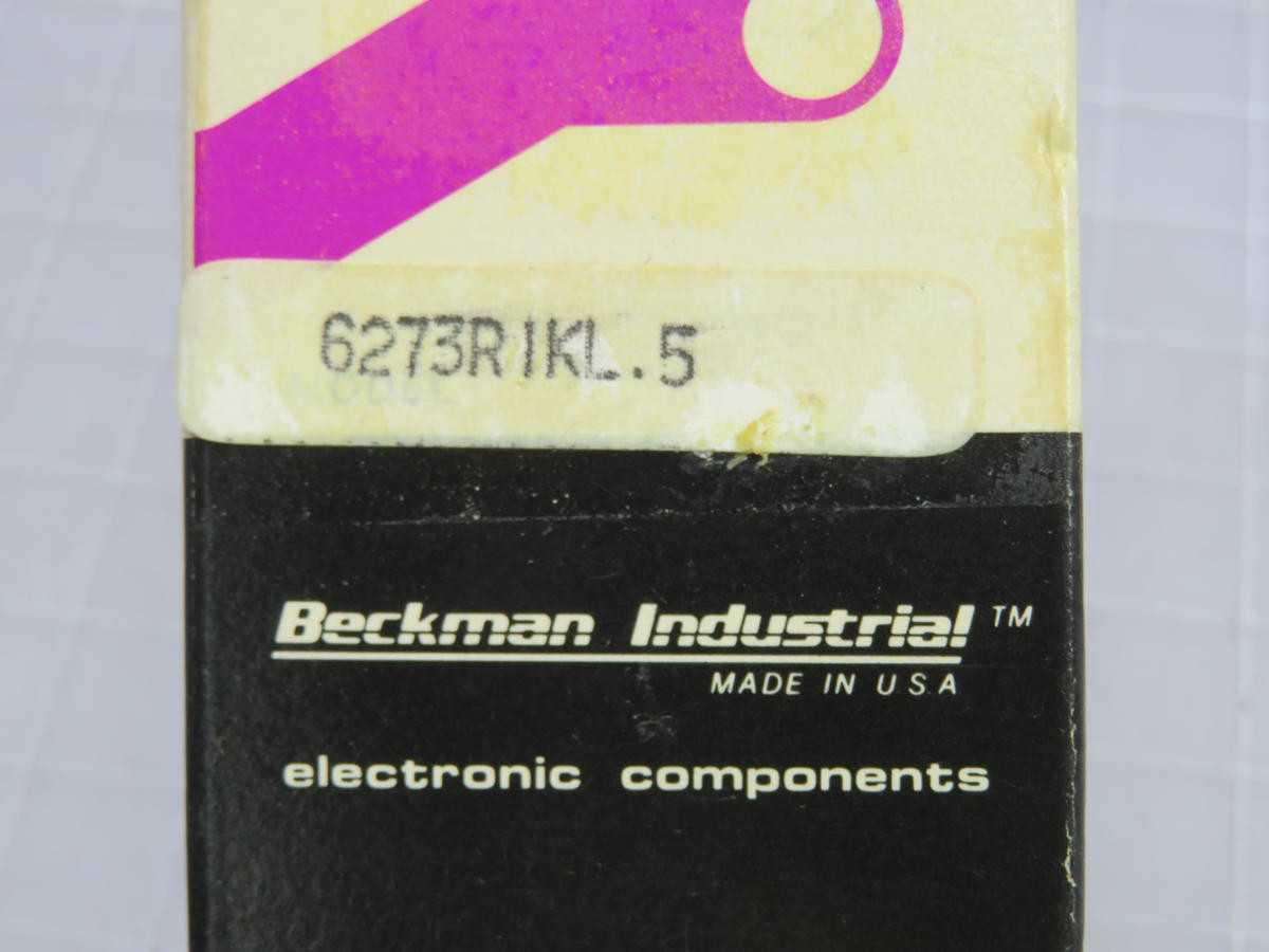 BI TECHNOLOGIES
6273R1KL.5 POTENTIOMETER T229959 - INDUSTRIAL PARTS