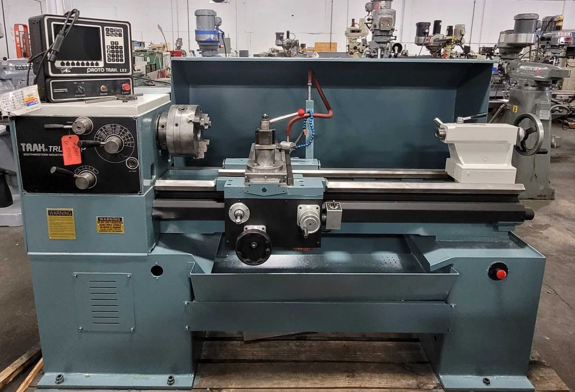 SOUTHWESTERN INDUSTRIES TRAK TRL 1745P CNC LATHE 10" CHUCK 7.5HP 2200RPM - CNC LATHES