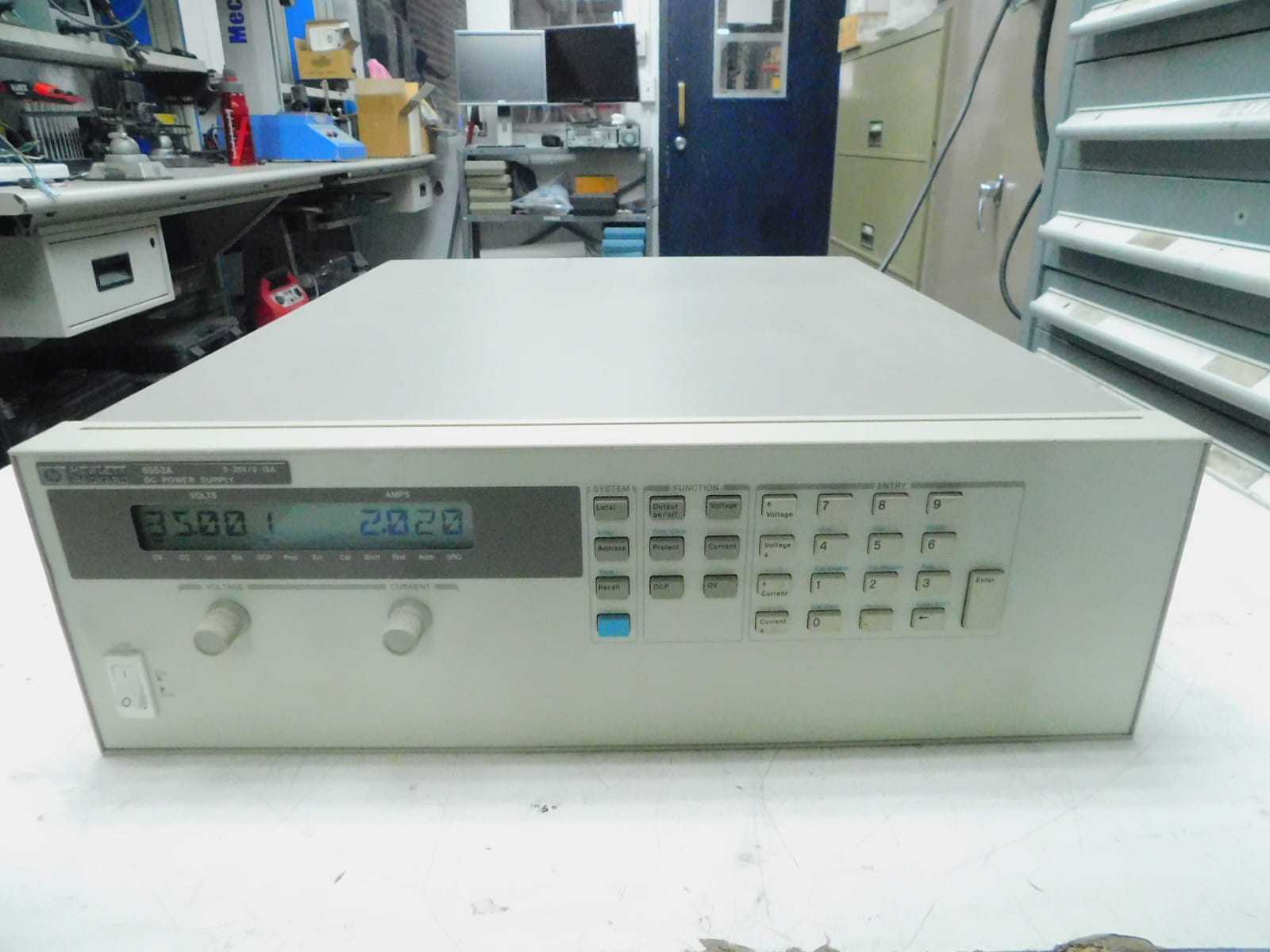 HP 6553A DC POWER SUPPLY 0-35V/0-15A M7702 - POWER SUPPLIES