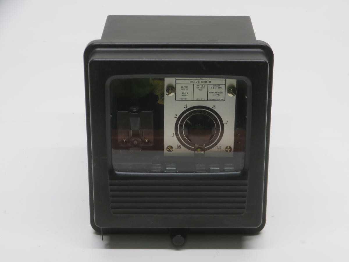 Westinghouse 293B301A10A Type TD-5 Time Delay Relay T210546 - PROTECTION RELAY