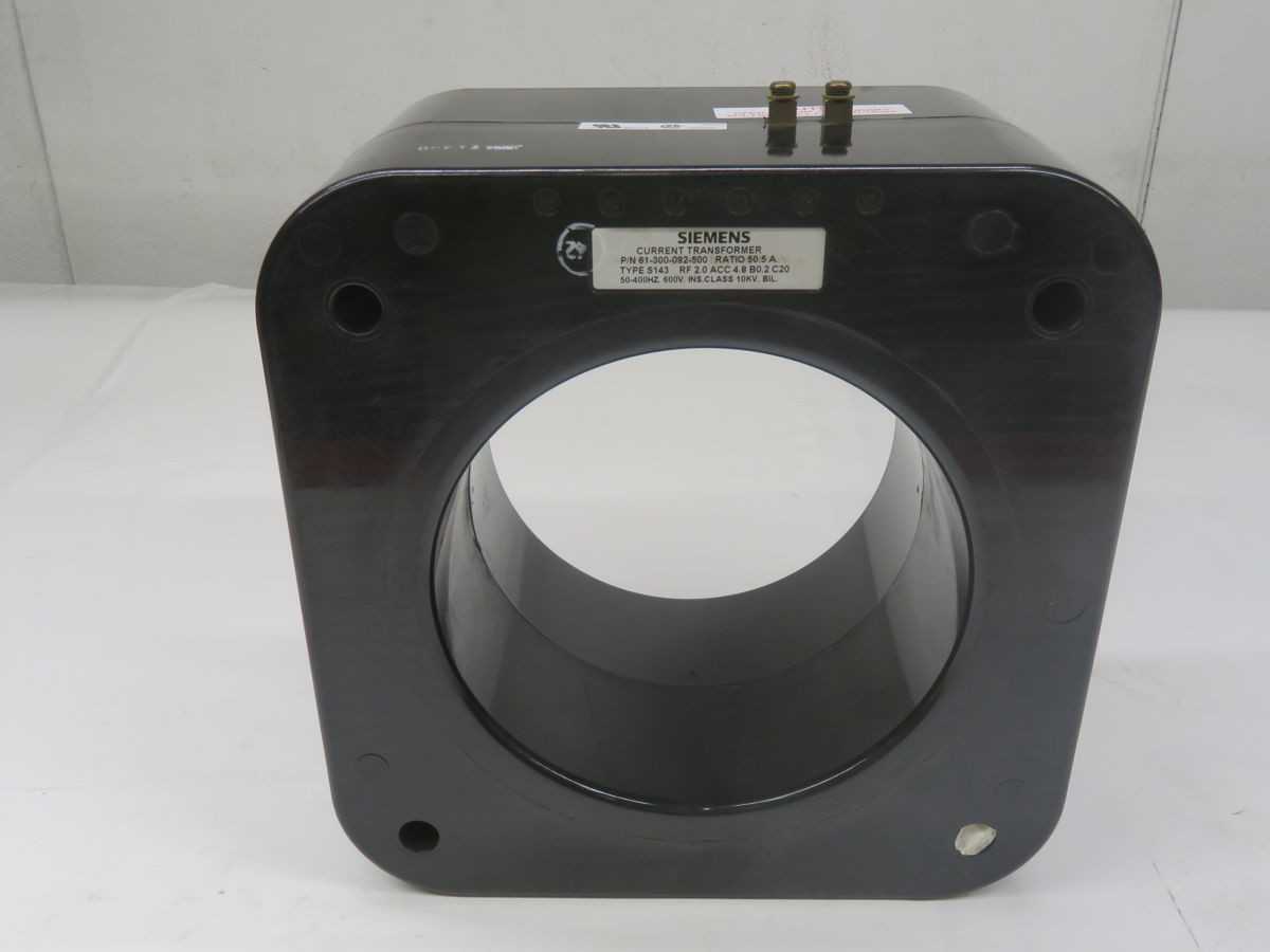 SIEMENS 61-300-092-500 CURRENT TRANSFORMER T251920 - POWER TRANSFORMERS