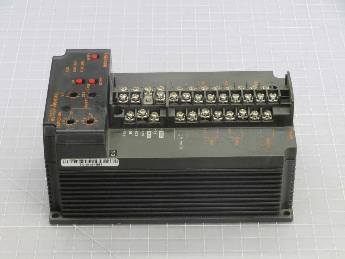 MITSUBISHI A64-DAIC MODULE OUTPUT ANALOG T241350 - PLC MODULES