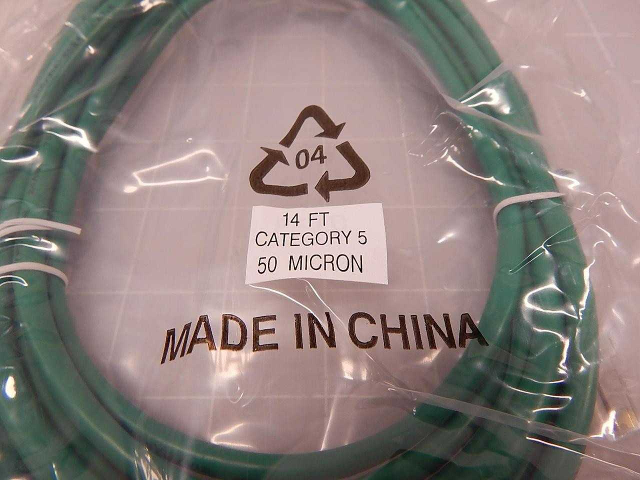Lot Of 60 Micron Category 5 14 Ft Cable T84107 - COMMUNICATION CABLE