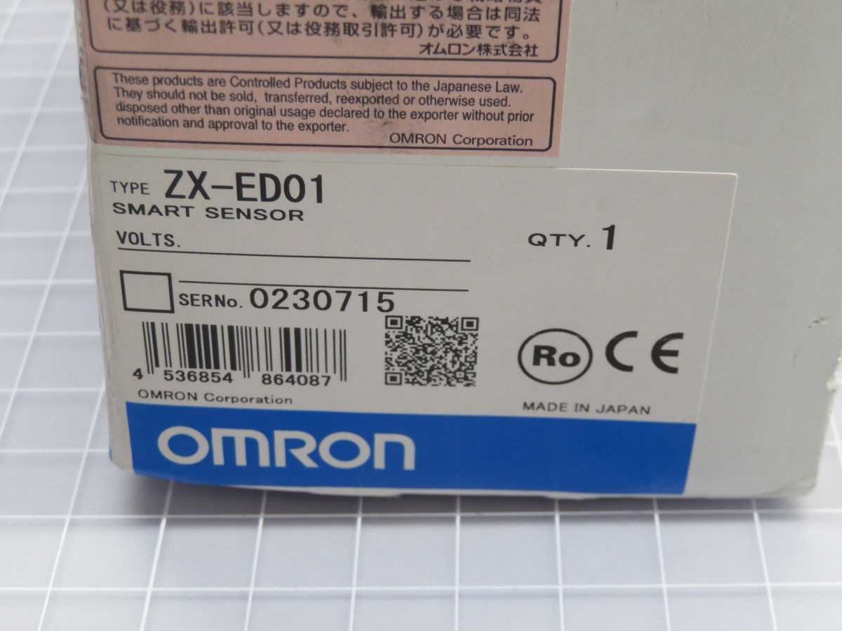 OMRON ZX-ED01 INDUCTIVE HEAD SENSOR T256511 - SENSORS