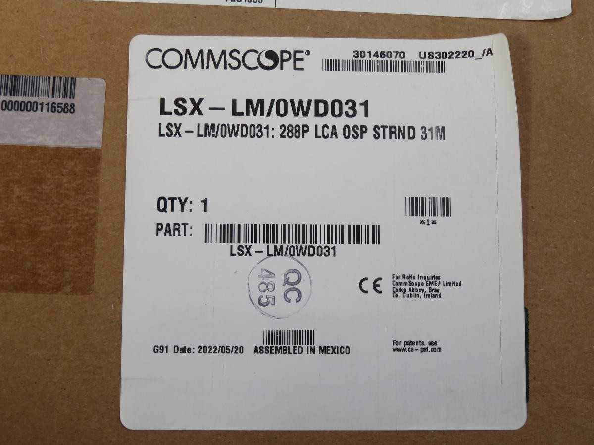 CommScope LSX-LM Fiber Termination Panel T212171 - FIBER OPTIC CABLE