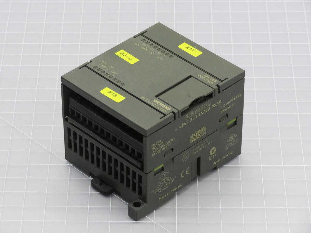 SIEMENS 6ES7 253-1AA22-0XA0 ANALOG INPUT MODULE T218101 - PLC MODULES