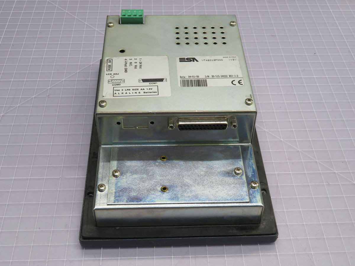 ESA VT4201SF000 OPERATOR INTERFACE T254445 - OPERATOR CONTROLS