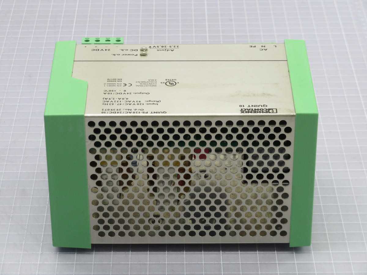 PHOENIX CONTACT 78-104-4300 POWER SUPPLY T217382 - POWER SUPPLIES