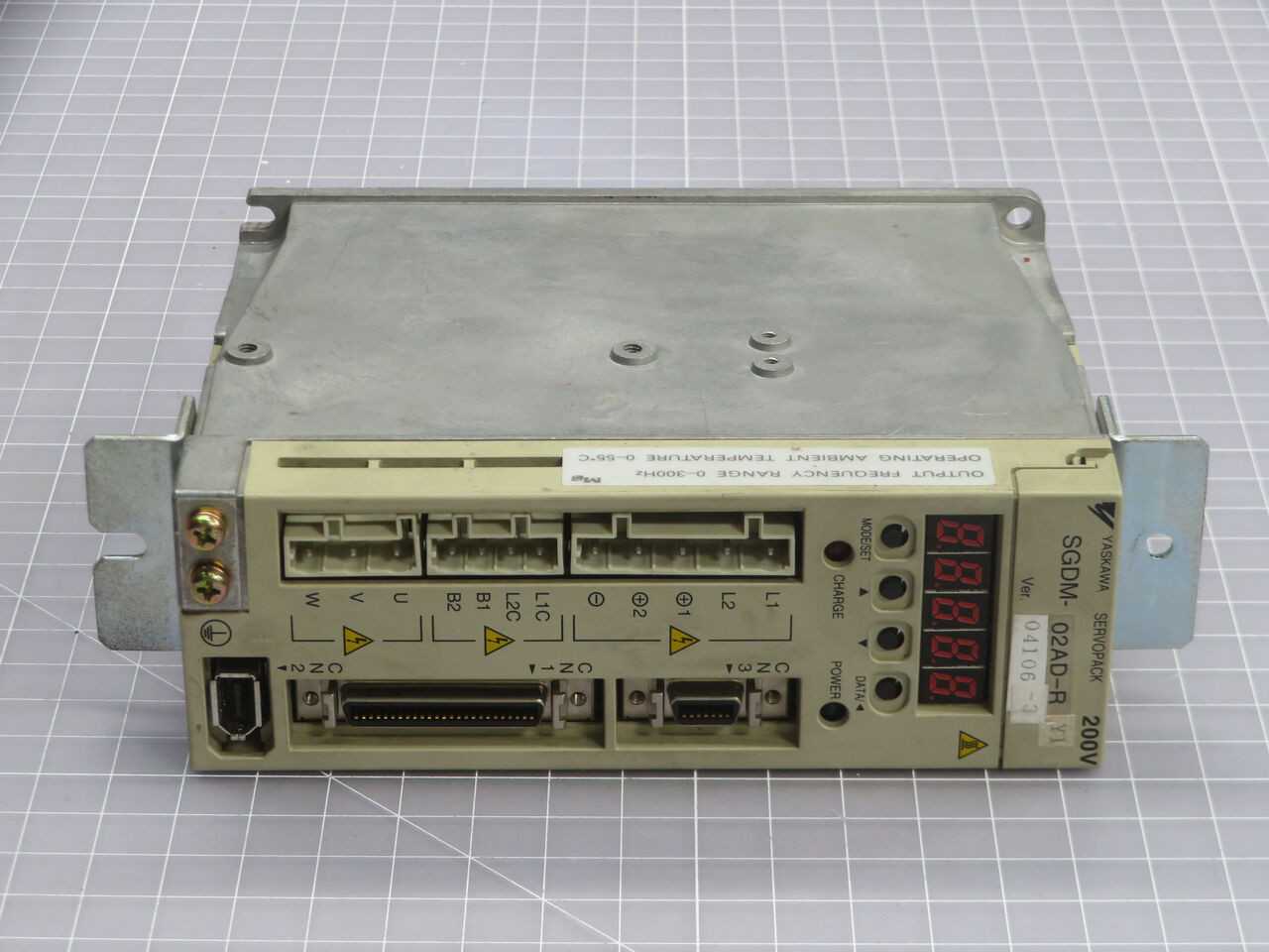 YASKAWA SGDM-02AD-RY1 SERVOPACK DRIVE T245586 - SERVO