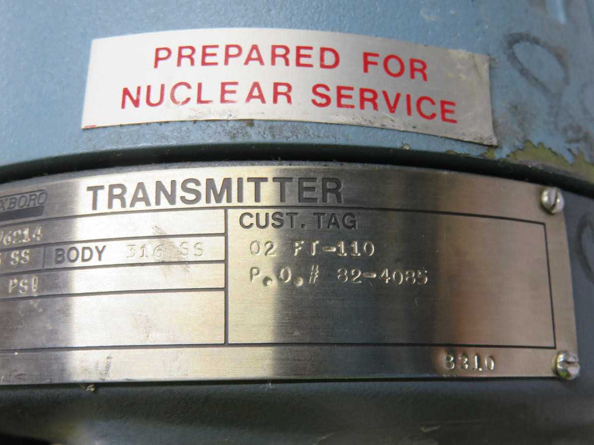 FOXBORO N-E11DM ELECTRONIC TRANSMITTER T217639 - PRESSURE TRANSMITTER