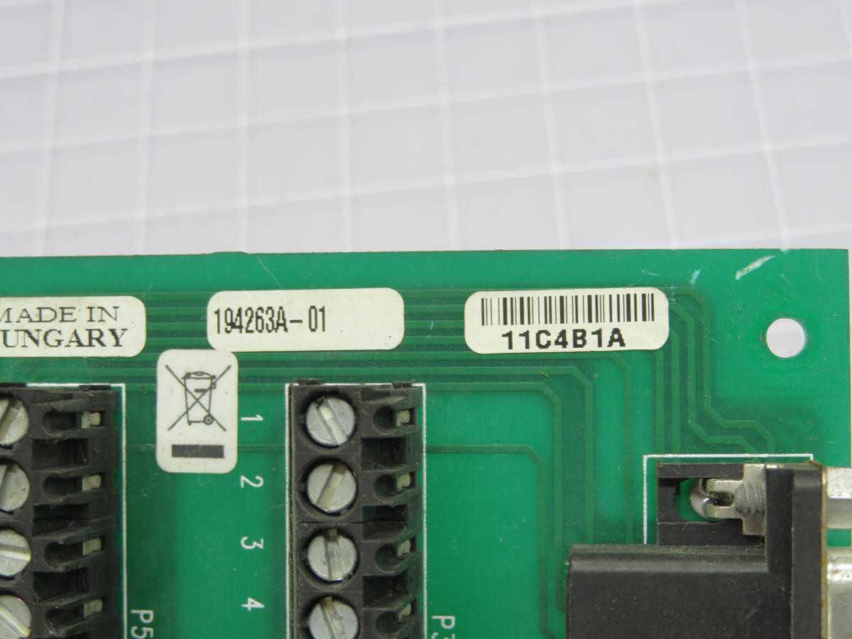 NATIONAL INSTRUMENTS 194263A-01 11C4B1A TERMINATION MODULE T220393 - PCB CIRCUIT BOARDS