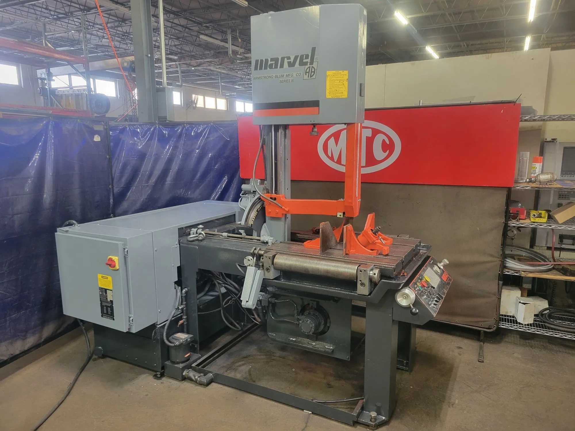 2003 Marvel 81-11 Vertical Tilt Frame Saws - Reliable Precision Cutting - VERTICAL BAND SAWS