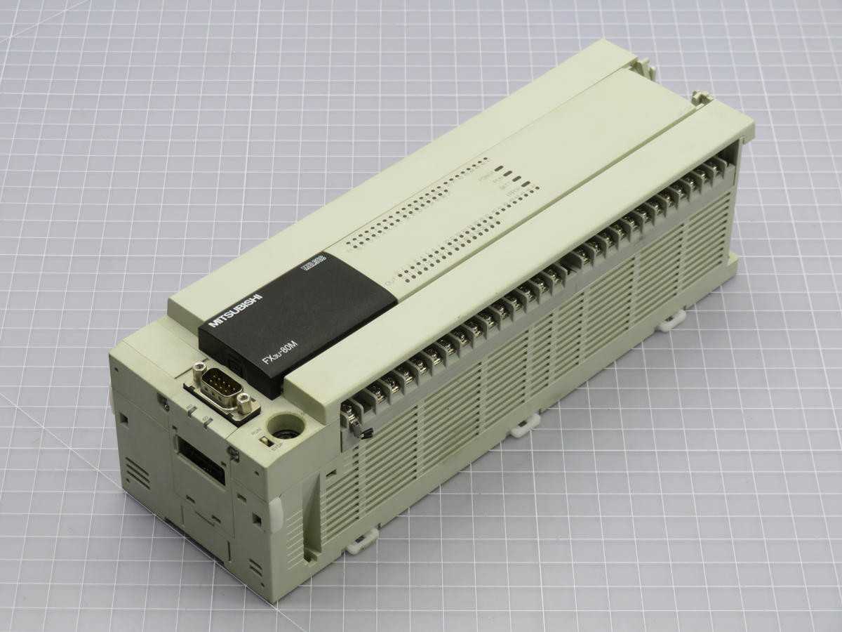 MITSUBISHI FX3U-80MT/ES-A PROGRAMMABLE CONTROLLER T218072 - PLC MODULES