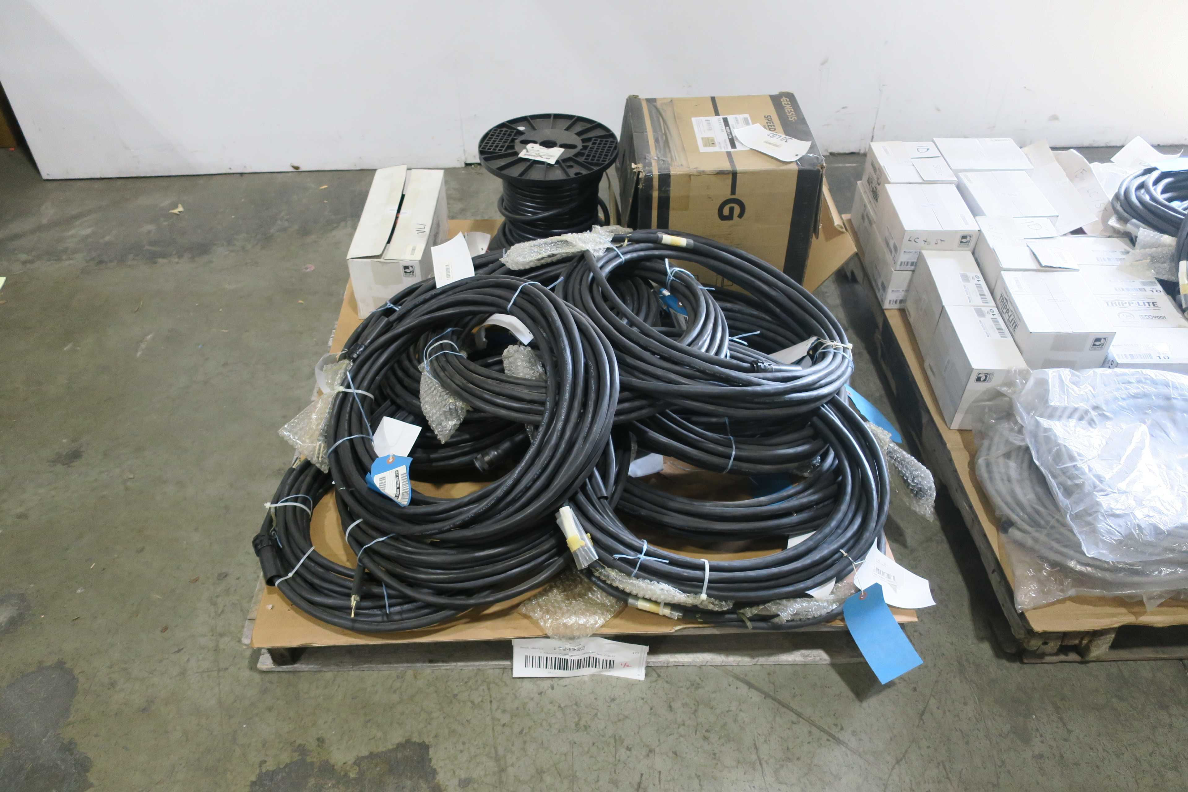 SKU 1784922 - 2 PALLETS OF ASSORTED CORDSETS AND CABLES - CORDSET CABLES