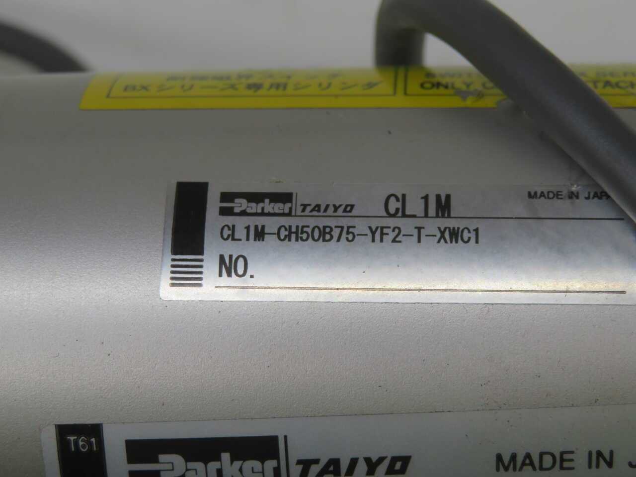 PARKER CL1M-CH50B75-YF2-T-XWC1 CLAMP AIR CYLINDER T270292 - PNEUMATIC CYLINDERS & ACTUATORS