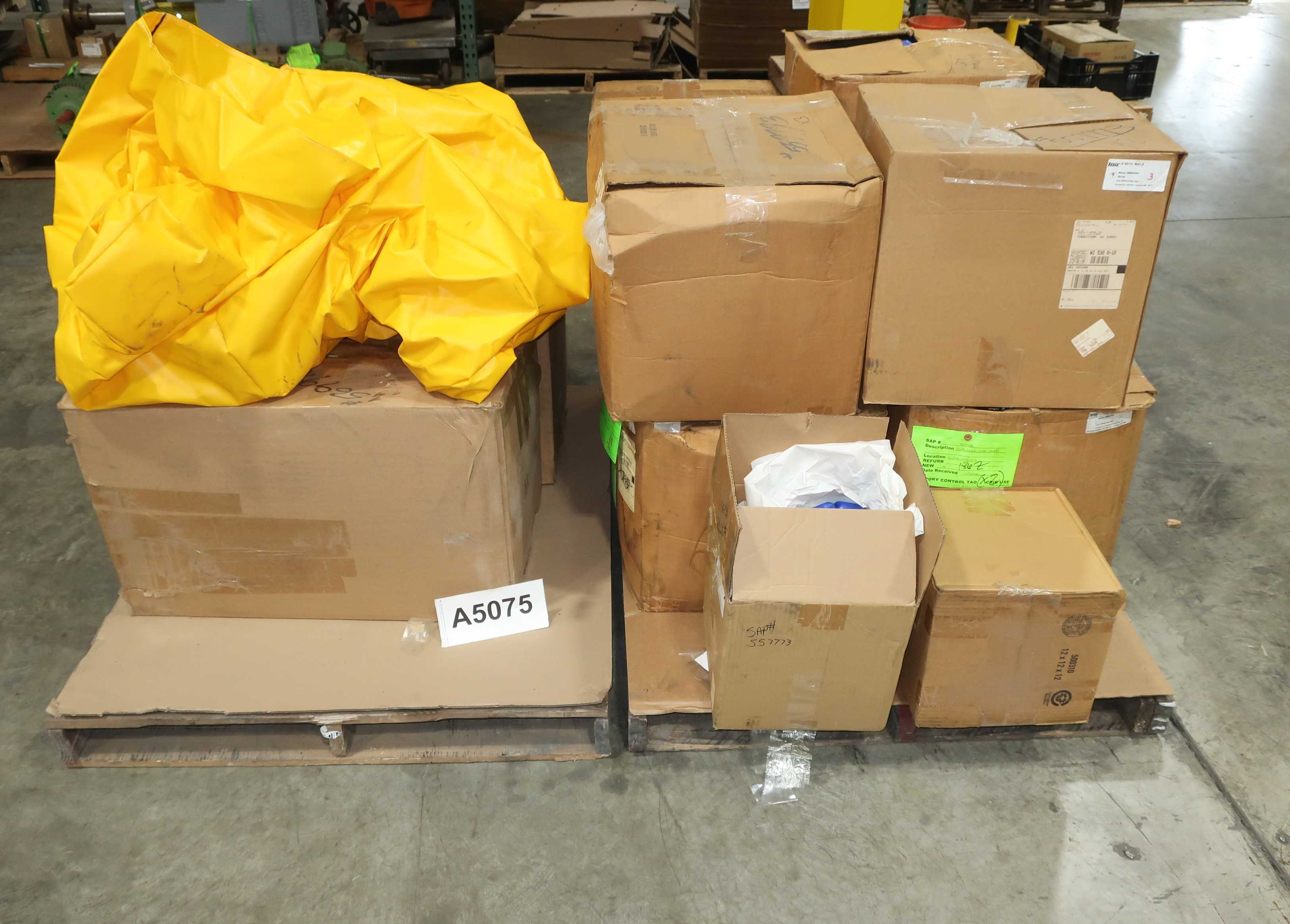 2 PALLETS OF ASSORTED ROBOT SUITS - ROBOT PARTS