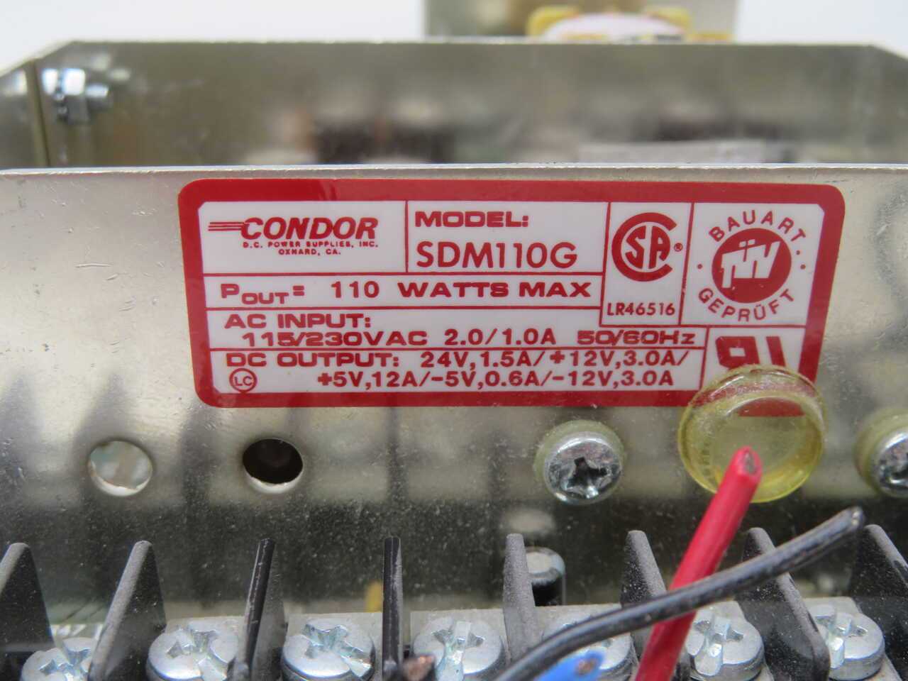 CONDOR SDM110G POWER SUPPLY CIRCUIT BOARD T270217 - POWER SUPPLIES