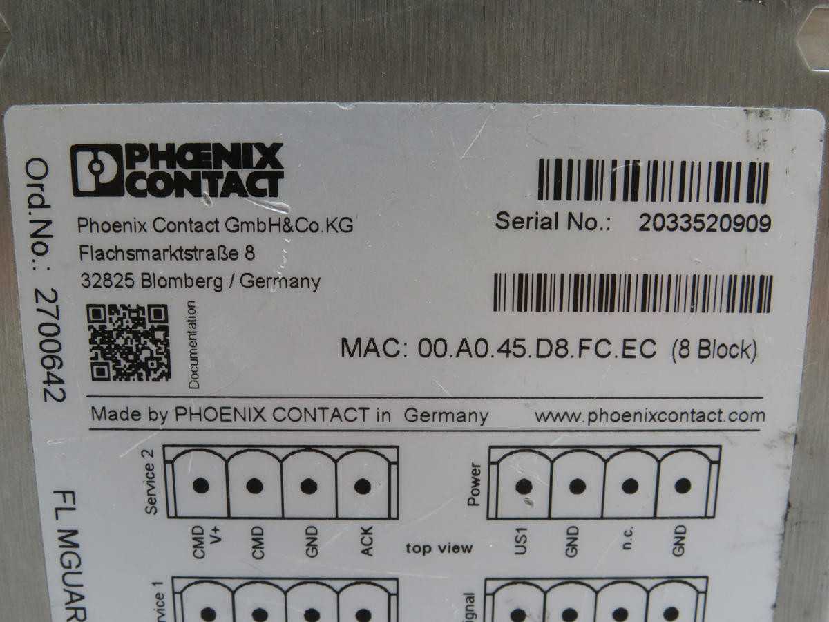 Phoenix Contact 2700642 FL MGuard Router With Firewall T207117 - PLC MODULES