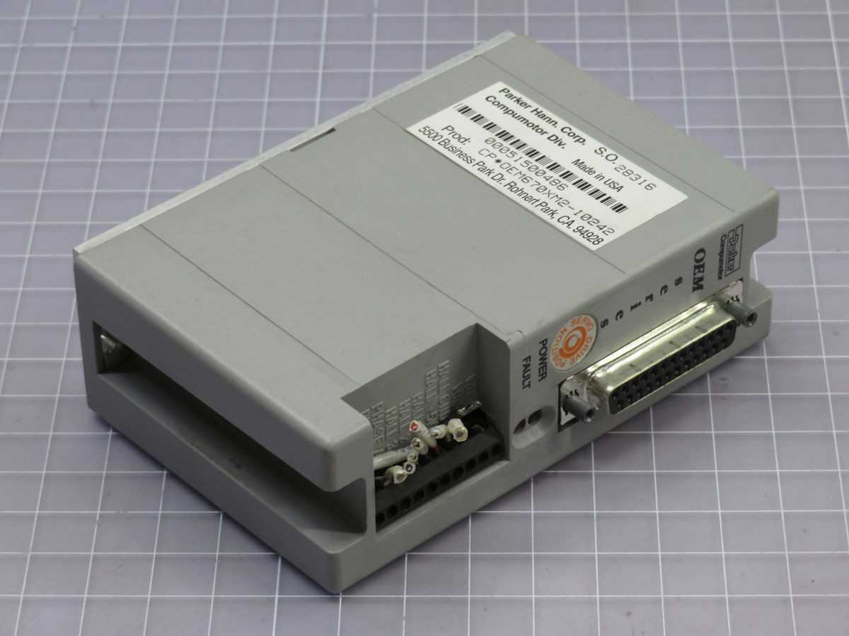PARKER CP*OEM670XM2-10242 SERVO CONTROLLER DRIVE T253633 - SERVO