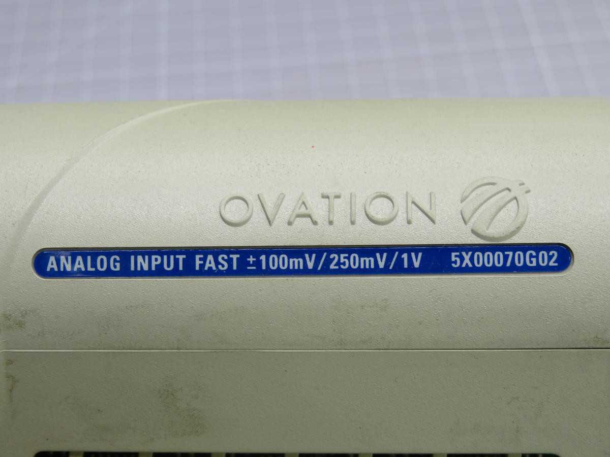 OVATION 5X00070G02 HIGH SPEED INPUT MODULE T229378 - PLC MODULES