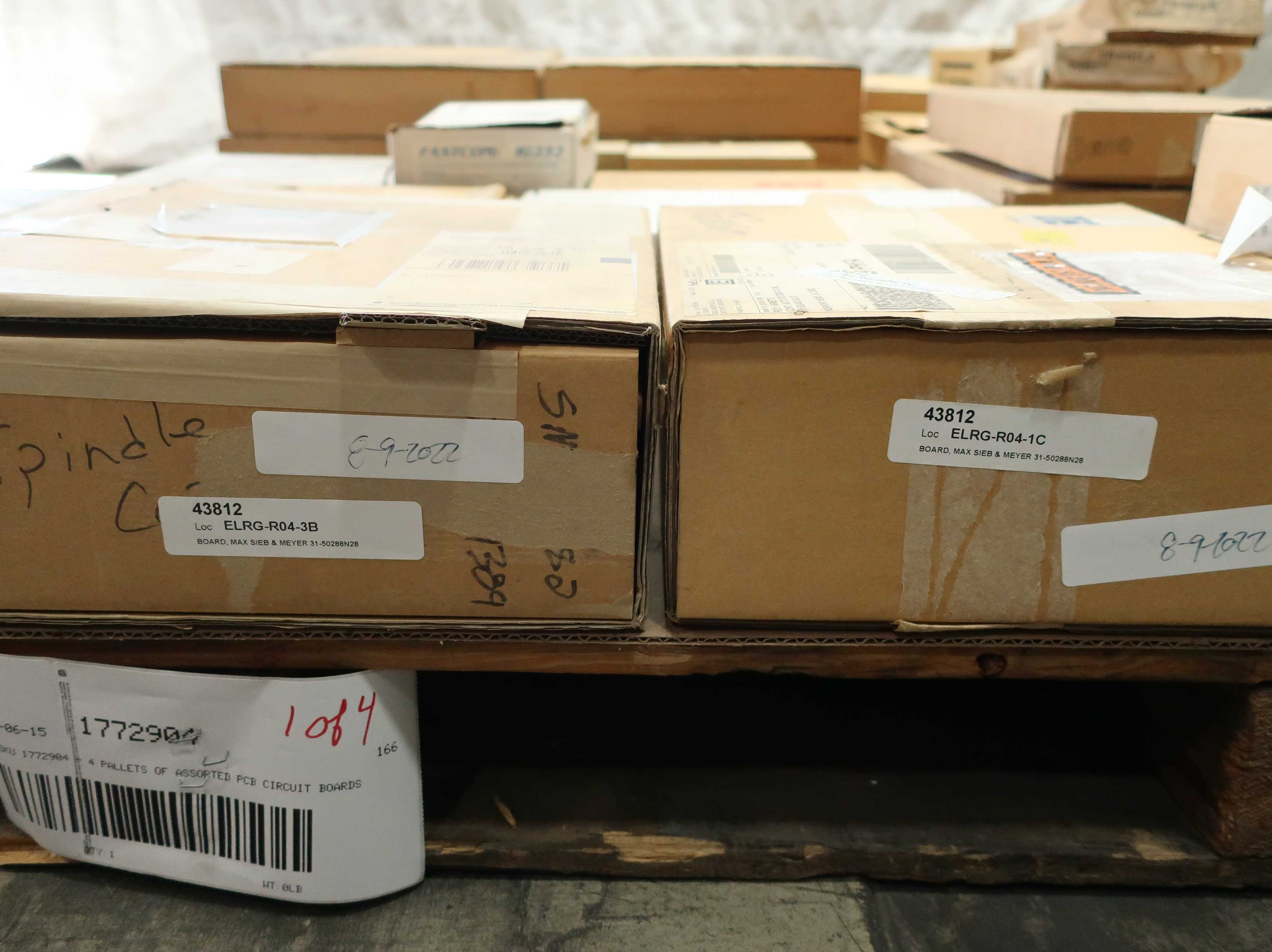 SKU 1772904 - 4 PALLETS OF ASSORTED PCB CIRCUIT BOARDS - PCB CIRCUIT BOARDS