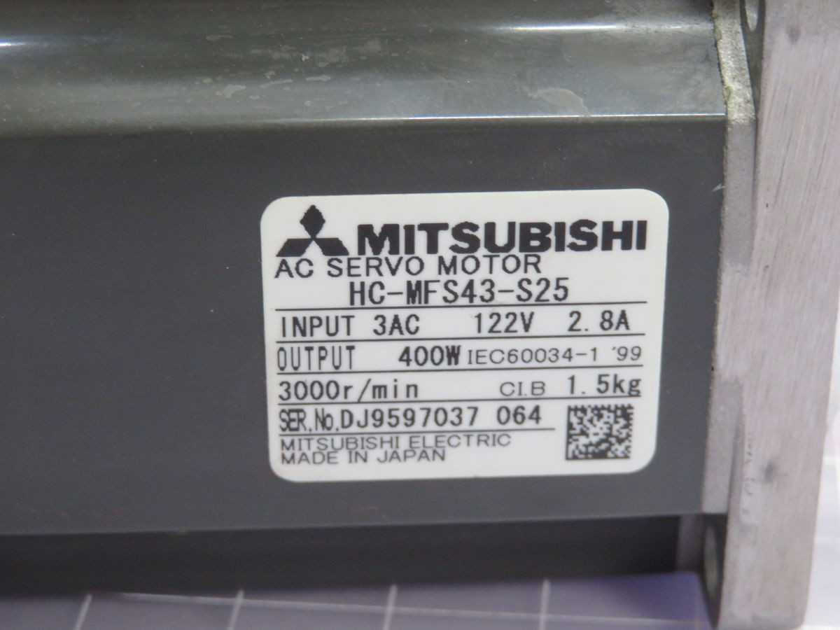 Mitsubishi HC-MFS43-S25 AC Servo Motor T250979 - High Performance & Reliability - SERVO