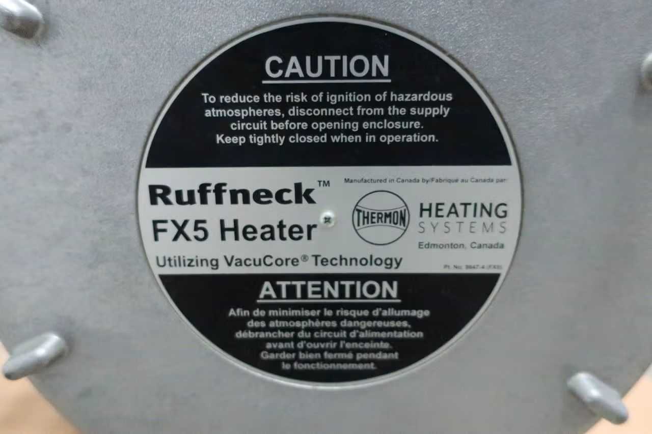 SKU 1711194 - THERMON FX5-SD-480360-350-W RUFFNECK FX5 ELECTRIC HEATER - HEATING ELEMENTS