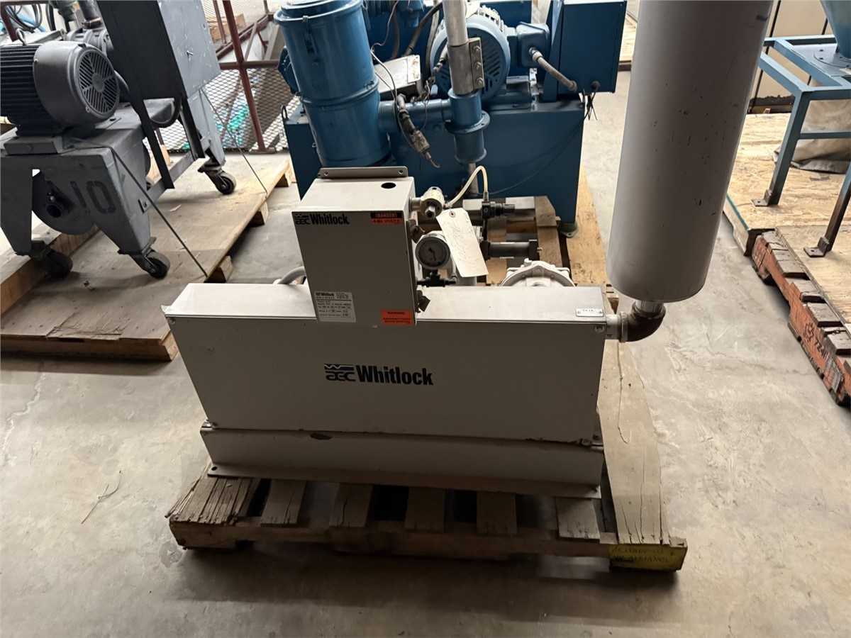5 HP AEC Whitlock Vacuum Conveyor With 85 CFM Flow Rate - VACUUM PUMP
