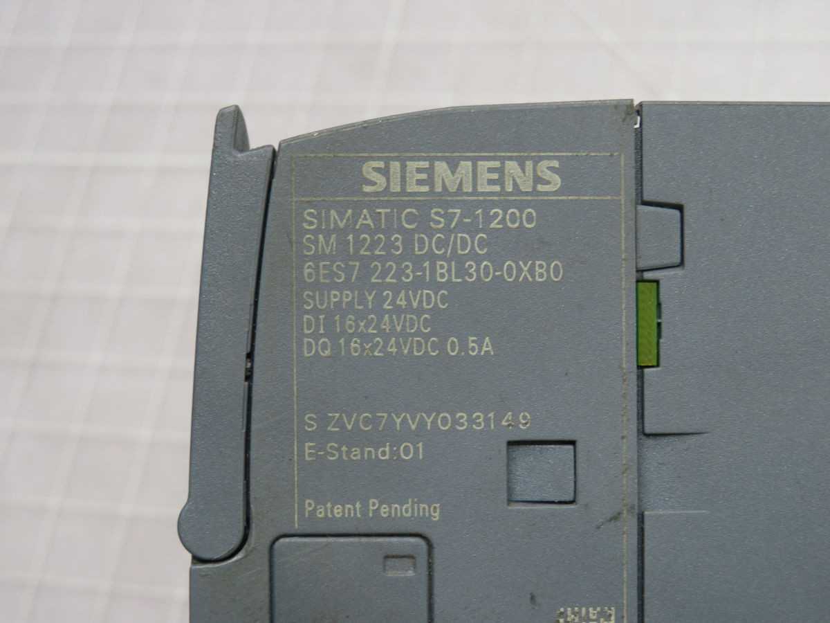 SIEMENS 6ES7223-1BL30-0XB0 I/O MODULE T247765 - PLC MODULES