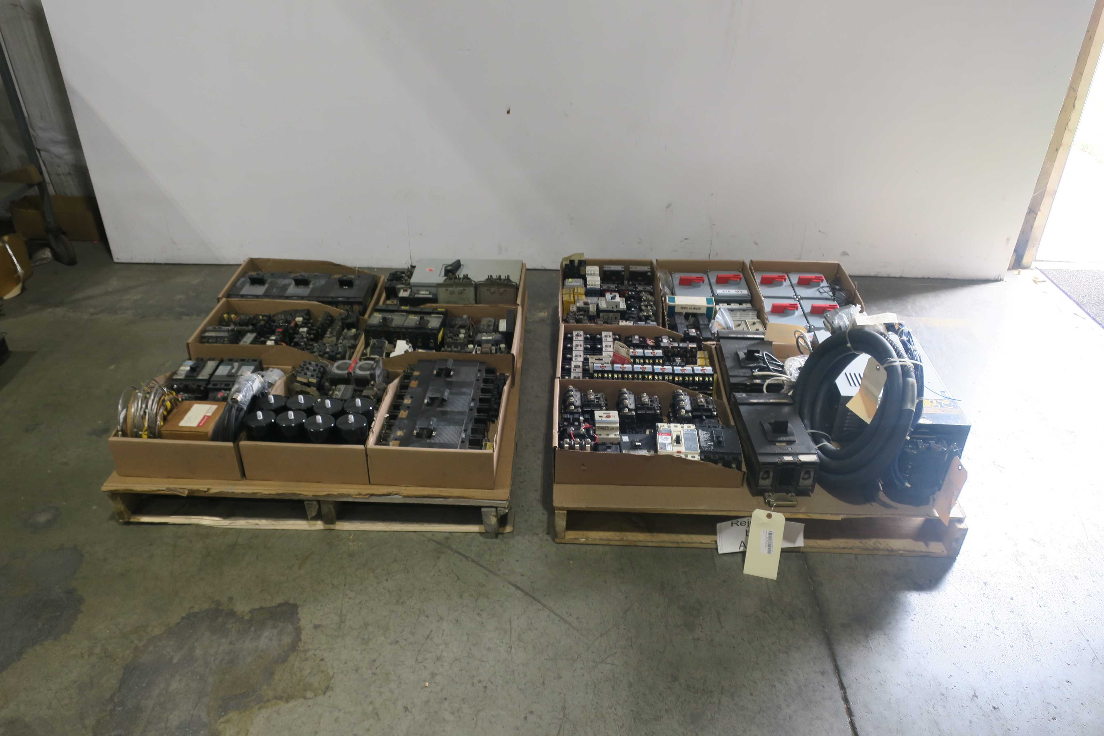 SKU 1786066 - 2 PALLETS OF ASSORTED ELECTRICAL COMPONENTS - ELECTRICAL COMPONENTS