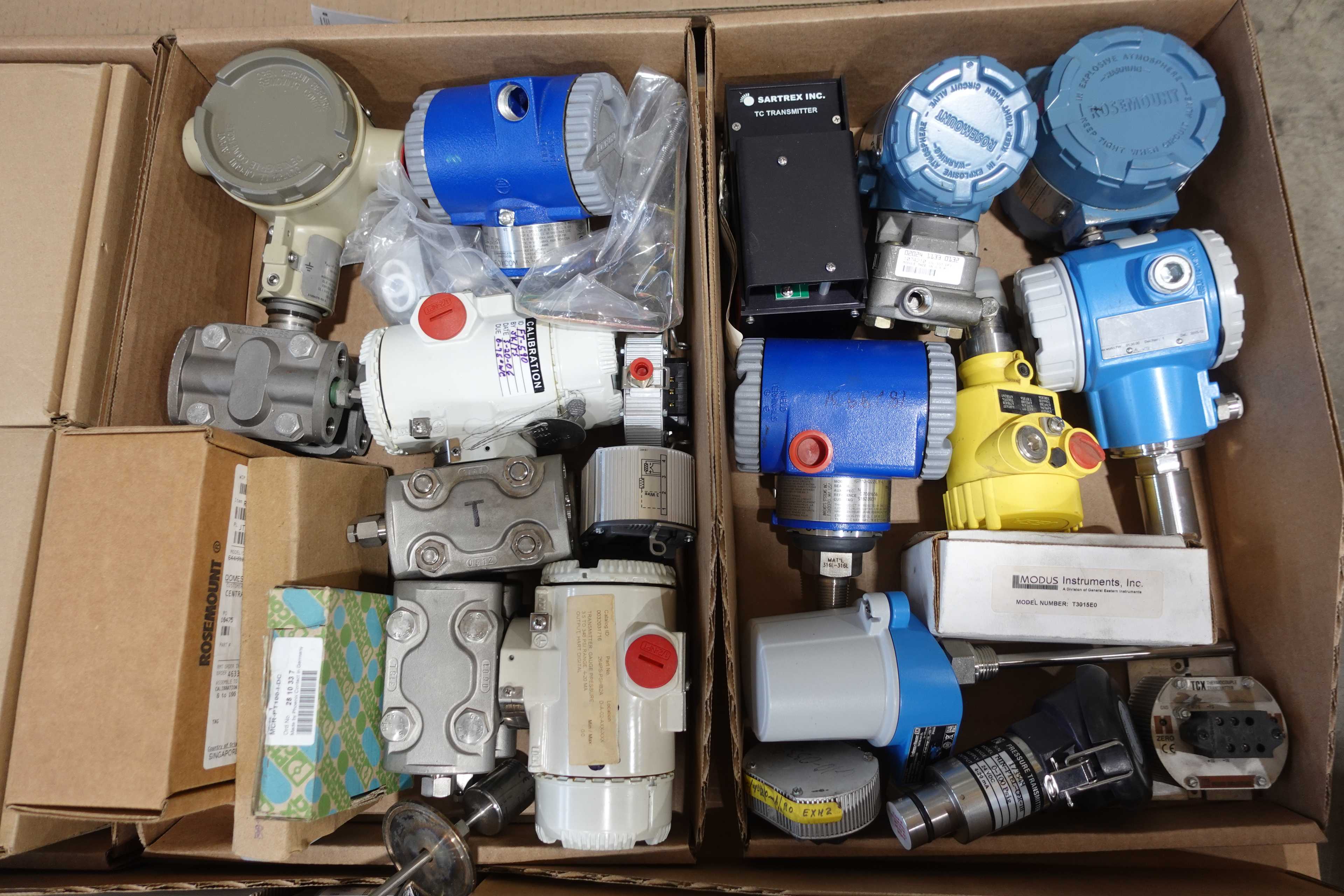 SKU 1760963 - 4 PALLETS OF ASSORTED TRANSMITTERS - INSTRUMENTATION