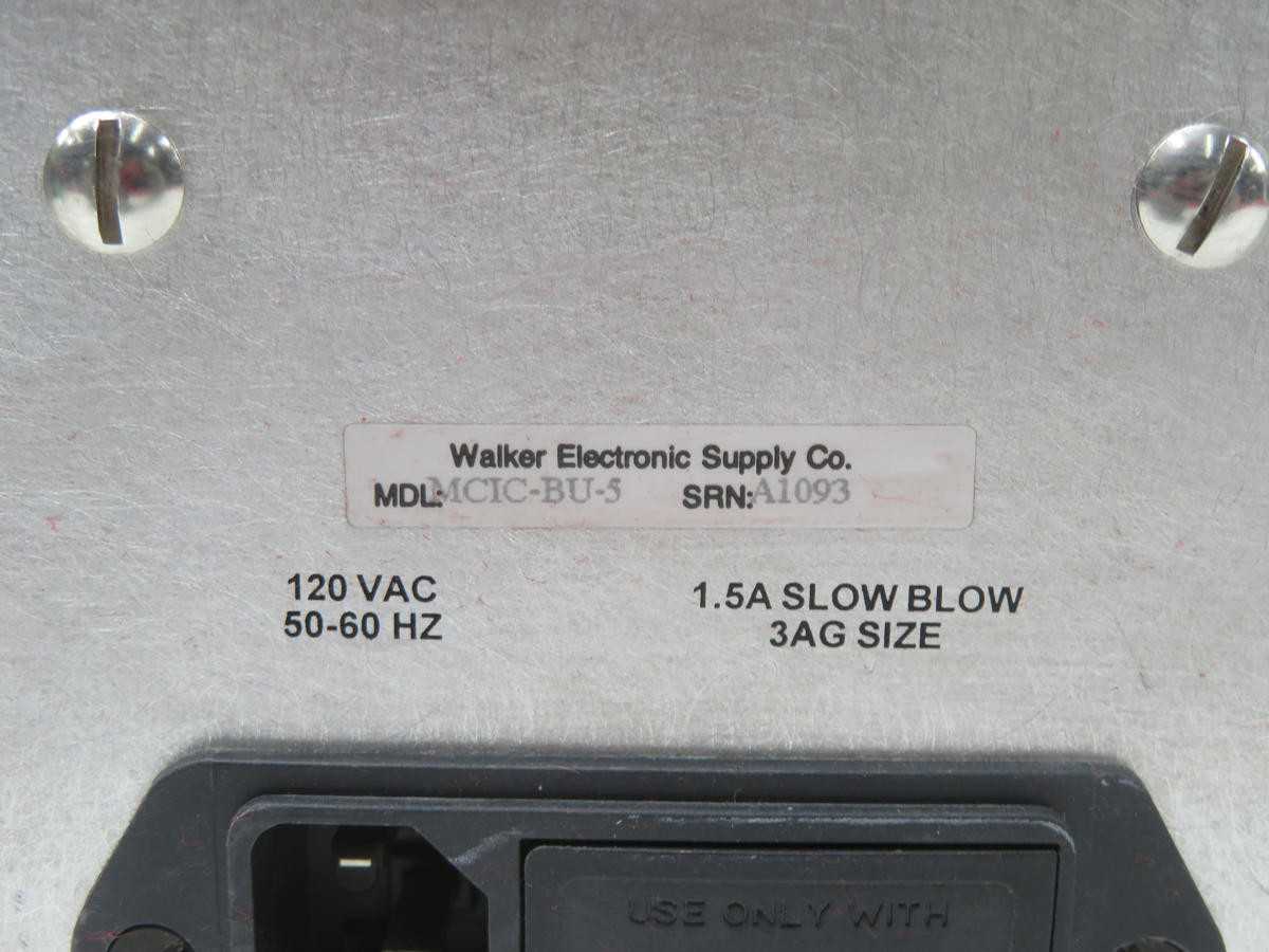 DAVID CLARK MCIC-BU-5 MULTI-CHANNEL DESKTOP INTERCOM T236260 - AUTOMATION & CONTROLS